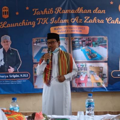 Kegiatan Tarhib ramadhan dan soft launching KB/TK Islam PBM Az Zahra
